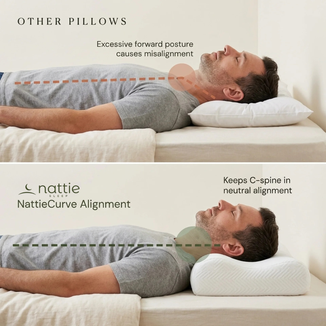 The NattieCurve™ Contoured Orthopedic Pillow