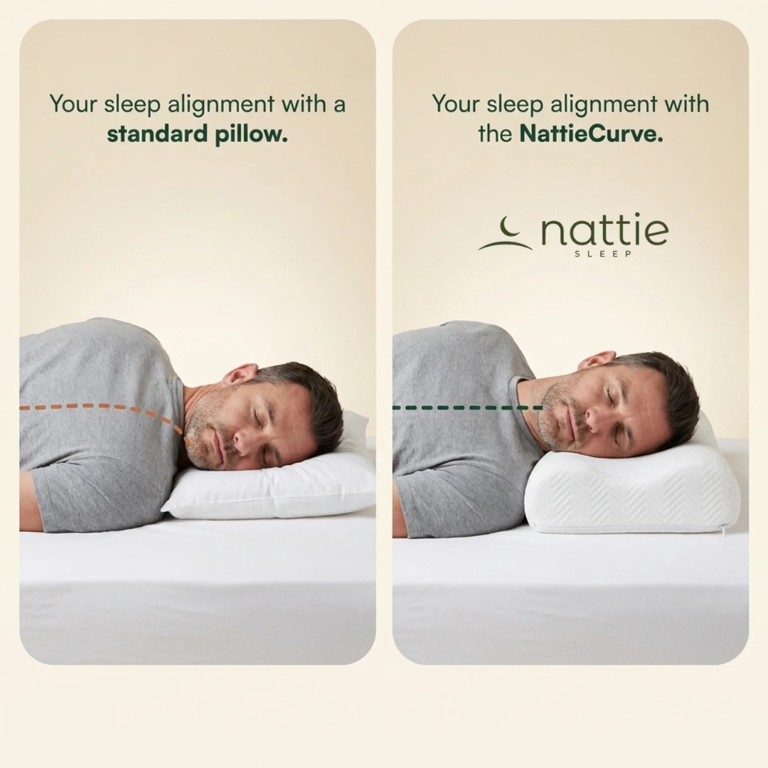 The NattieCurve™ Contoured Orthopedic Pillow