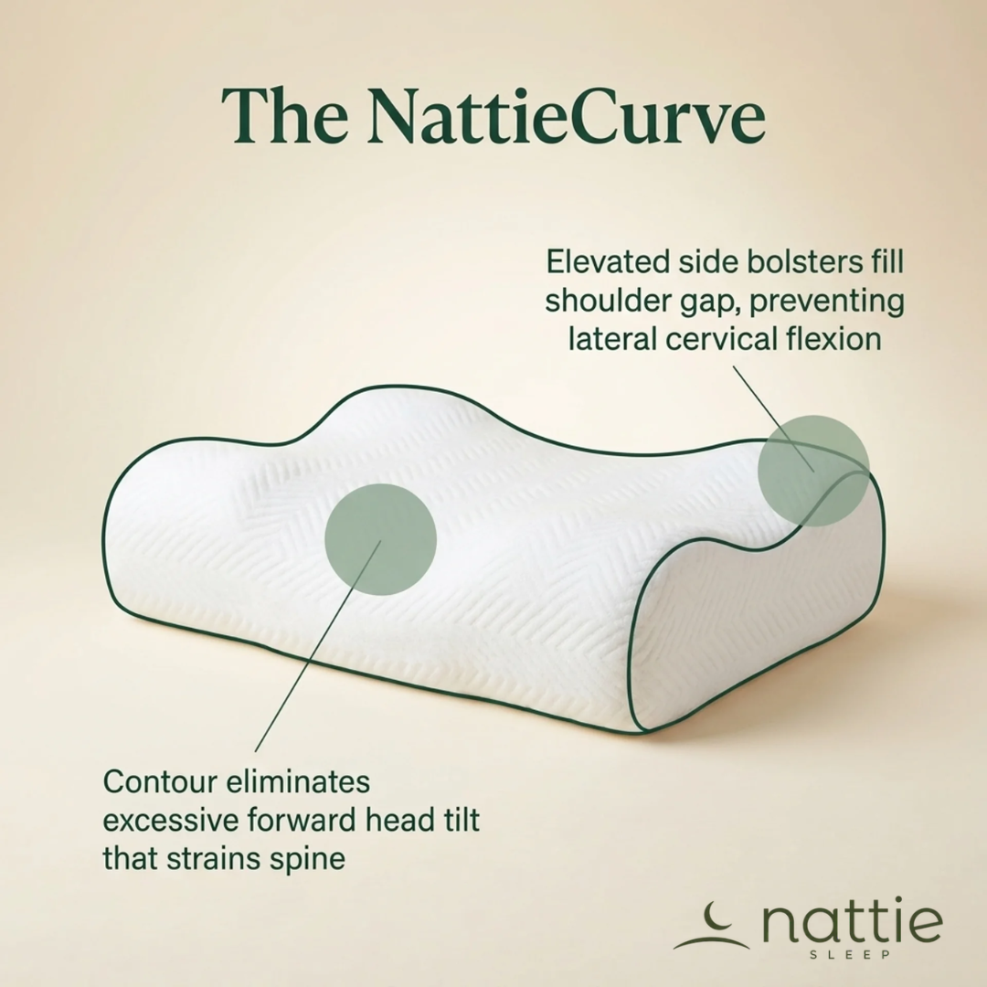The NattieCurve™ Contoured Orthopedic Pillow