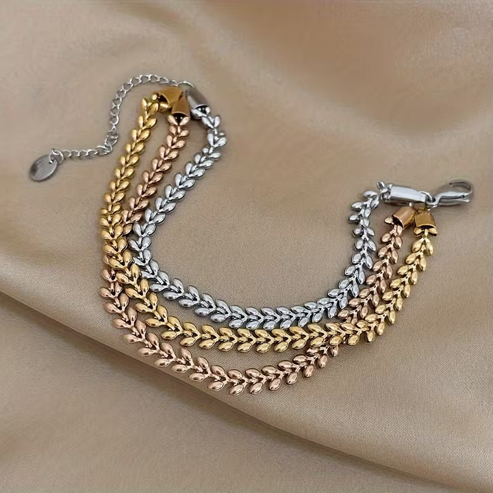 Leaflink Multi-Strand Bracelet