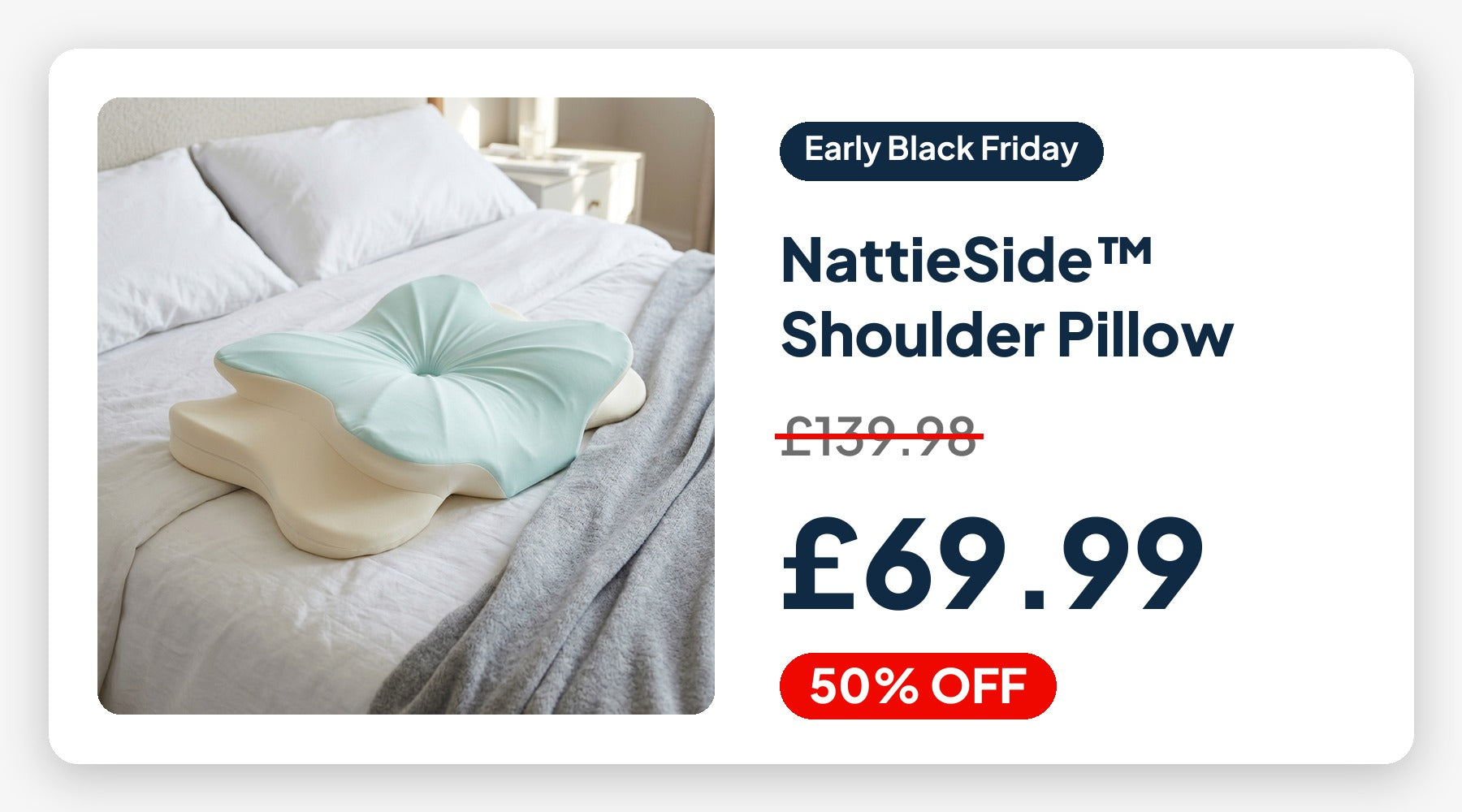 Price card with the struck-through regular price